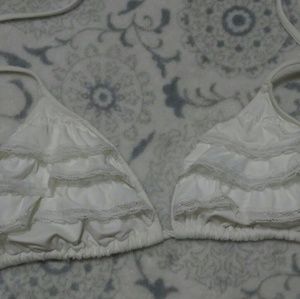White Abercrombie bikini